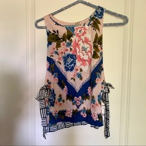 NWT Free People Floral Tank